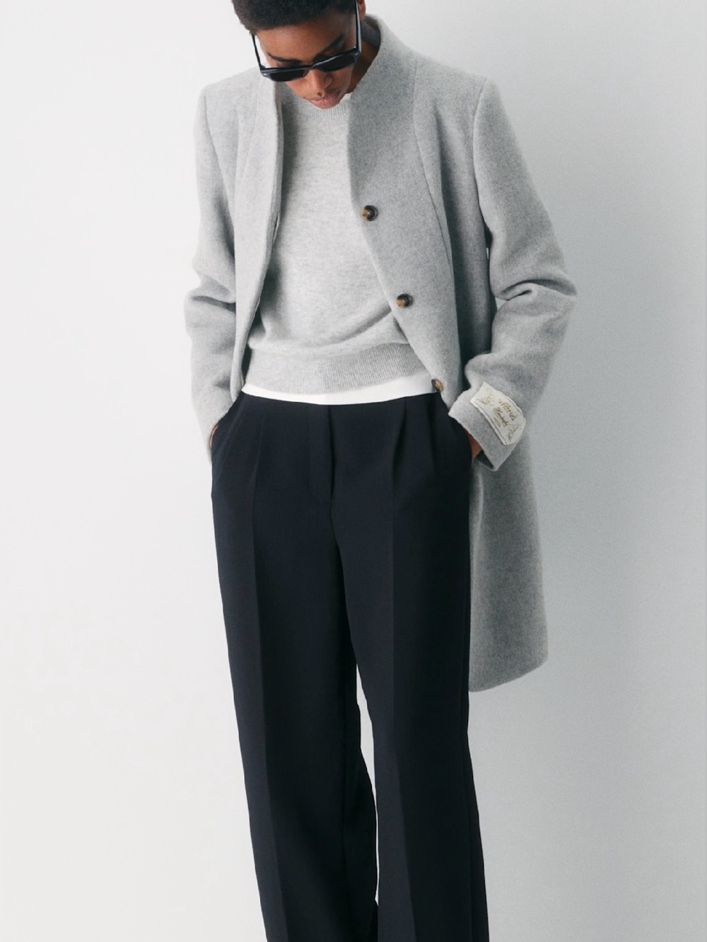 Aritizia Wilfred The Cotton Wool/Cashmere Coat Size XS